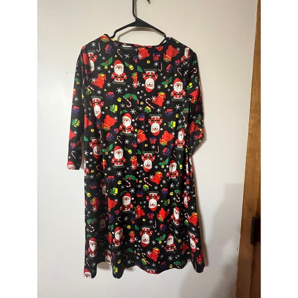 NEW Santa Claus Women's Dress Christmas Ugly Sweater Holiday Party Size Small - Picture 2 of 6